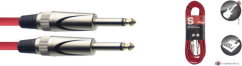 Stagg SGC6DL CRD, kabel JACK/JACK, 6 m, červený