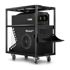 BeamZ Professional F3000 — hazer 3200 W v pojízdném rámu (DMX 3/5pin, kanystr 20 l)