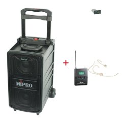 MIPRO MA-727 + MU-55HNS – náhlavní všesměrová sada, tělová