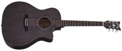 SCHECTER Deluxe Acoustic Satin See Thru Black