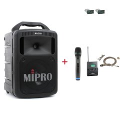 MIPRO MA-708 + ACT-32H + MU-55LS – ruční a klopová sada, tělová