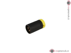 VDB Low-Profile XLR 3-pin Male - Yellow