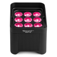 BeamZ Professional BBP48 Bateriový světelný par 9x 12 W IP65