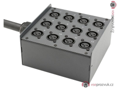 Multipárový kabel se stageboxem 12IN - 10m