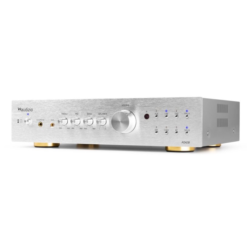 Audizio AD420A 4kanálový HiFi zesilovač Alu s optikou