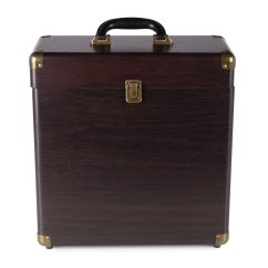 Audizio RC32 Vinyl record case dark wood
