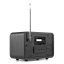 Audizio Vicenza internetové rádio s Wi-Fi, DAB+ a baterií, černé