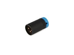VDB Low-Profile XLR 3-pin Male - Blue