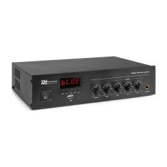 Power Dynamics PDM45 — 100V mixážní zesilovač s Bluetooth, USB a FM rádiem (45 W)