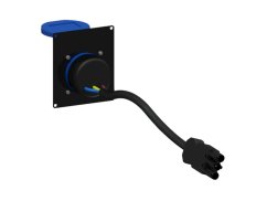 CAYMON CASY285G/B - panel se zásuvkou bez kolíku