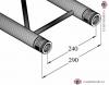 Bilock E-GL22 1000, rovný díl
