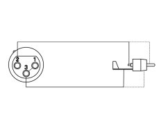 ProCab redukce CLP130 - XLR F - RCA