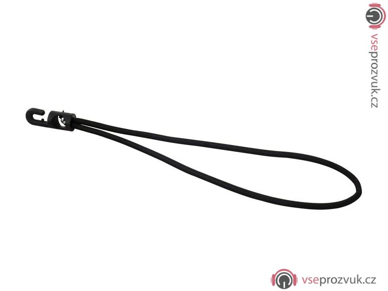 Úchyt napínací 27cm, gumový, černý, sada 12 ks