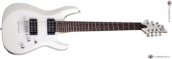 SCHECTER C-7 Deluxe Silver White