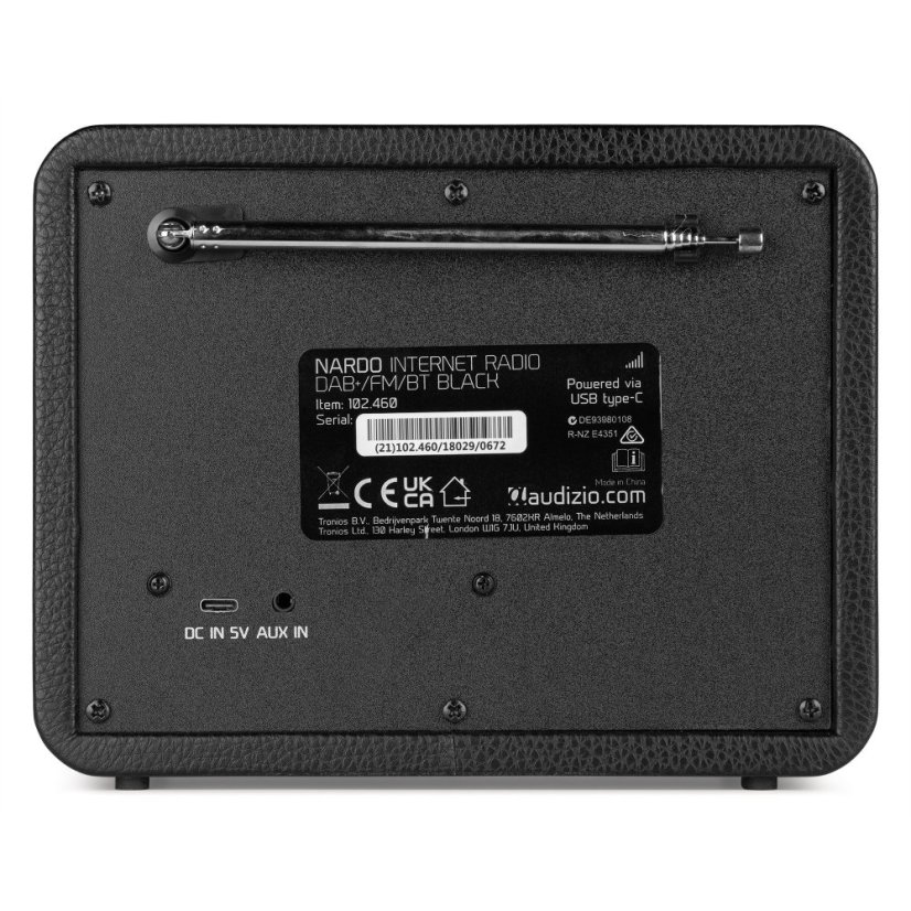 Audizio Nardo Internet DAB+ radio black