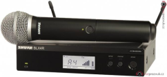 Shure BLX24RE/PG58 — ruční bezdrátový mikrofon (rack přijímač)