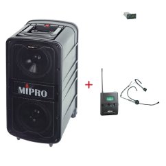 MIPRO MA-929 PLUS + MU-55HN – náhlavní všesměrová sada, černá