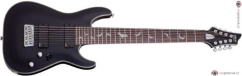 SCHECTER Damien Platinum 8, Rosewood Fingerboard - Satin Black