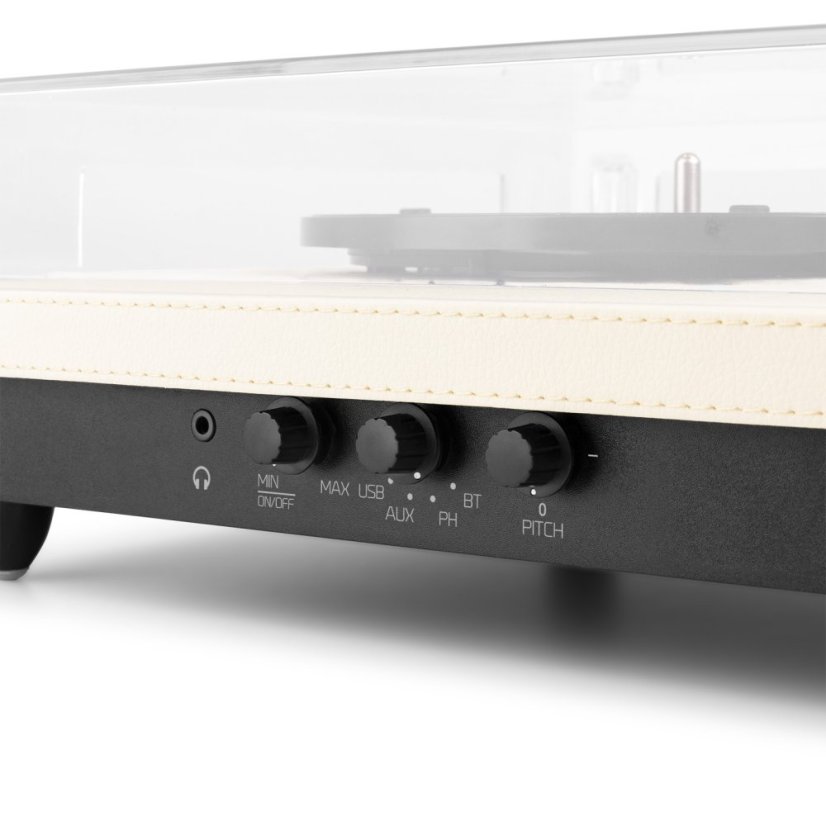 Audizio RP113C Gramofon s BT in/out, krémový