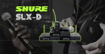 Nové bezdrátové mikrofony (mikroproty) Shure SLX-D