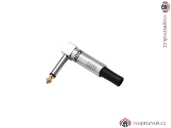 Hicon Jack plug 6,3 mono, 90, HI-J63MA01