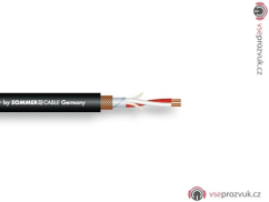 Sommer cable DMX cable 2x0.34 3pin 100m bk BINARY FRNC