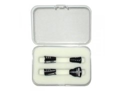 Hide-a-mic Set 4 different holders in case, Black