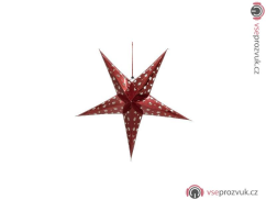 Star Lantern, papírová hvězda 40cm, červená