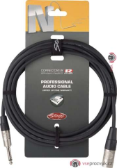 Stagg NAC6PXMR, kabel mono JACK/XLR, 6m