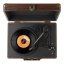 Audizio RP114W Record player briefcase wood