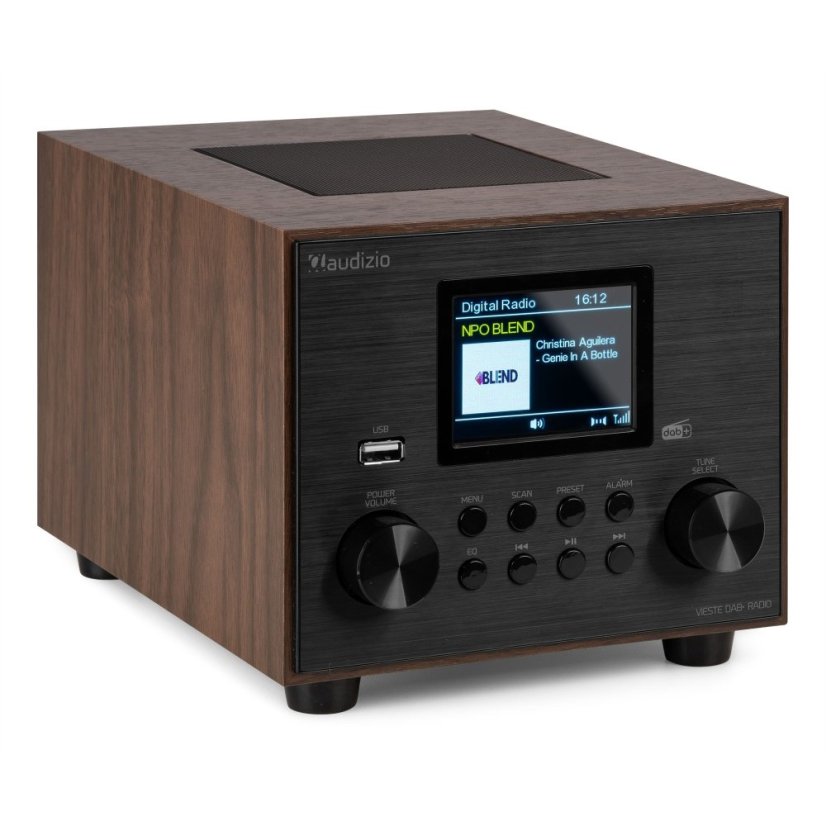 Audizio Vieste DAB+ Radio with subwoofer wood