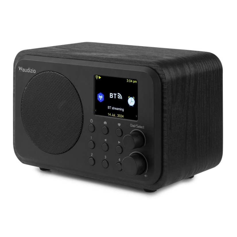 Audizio Vicenza internetové rádio s Wi-Fi, DAB+ a baterií, černé