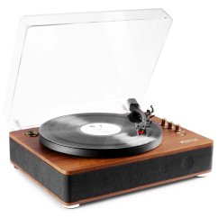 Fenton RP162D Retro gramofon HQ s Bluetooth a USB, tmavé dřevo