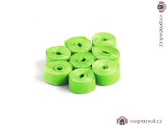 Tcm Fx pomalu padající konfety-serpentýny 5mx0.85cm, světle zelené, 100x