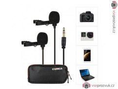 Comica Audio CVM-D02 duální klopový mikrofon (2,5m)