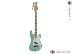 Dimavery PB-500, elektrická baskytara, světle zelená