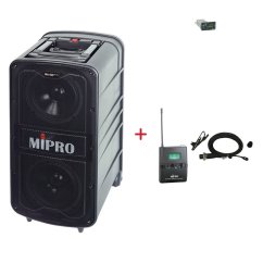 MIPRO MA-929 PLUS + MU-55L – klopová všesměrová sada, černá