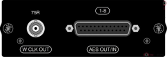 SOUNDCRAFT AES 8in, 8out on sub D, BNC wordclock out pro Si