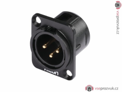 Hicon XLR mounting plug 3pin HI-X3DM