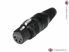 Hicon XLR plug 4pin HI-X4CF-G