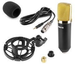 Vonyx CM400B Studio Condenser Microphone Black/Gold