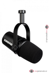 SHURE MV7 K - černý - USB a XLR studiový mikrofon