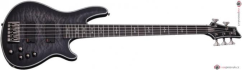 SCHECTER Hellraiser Extreme 5 See Thru Black Satin
