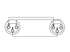 ProCab redukce CLP145 - XLR F - XLR F