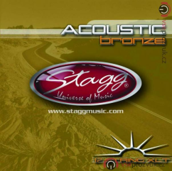 Stagg AC-12ST-BR, sada strun