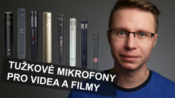 Nejvhodnější tužkové mikrofony pro videa a filmy když nahráváte uvnitř