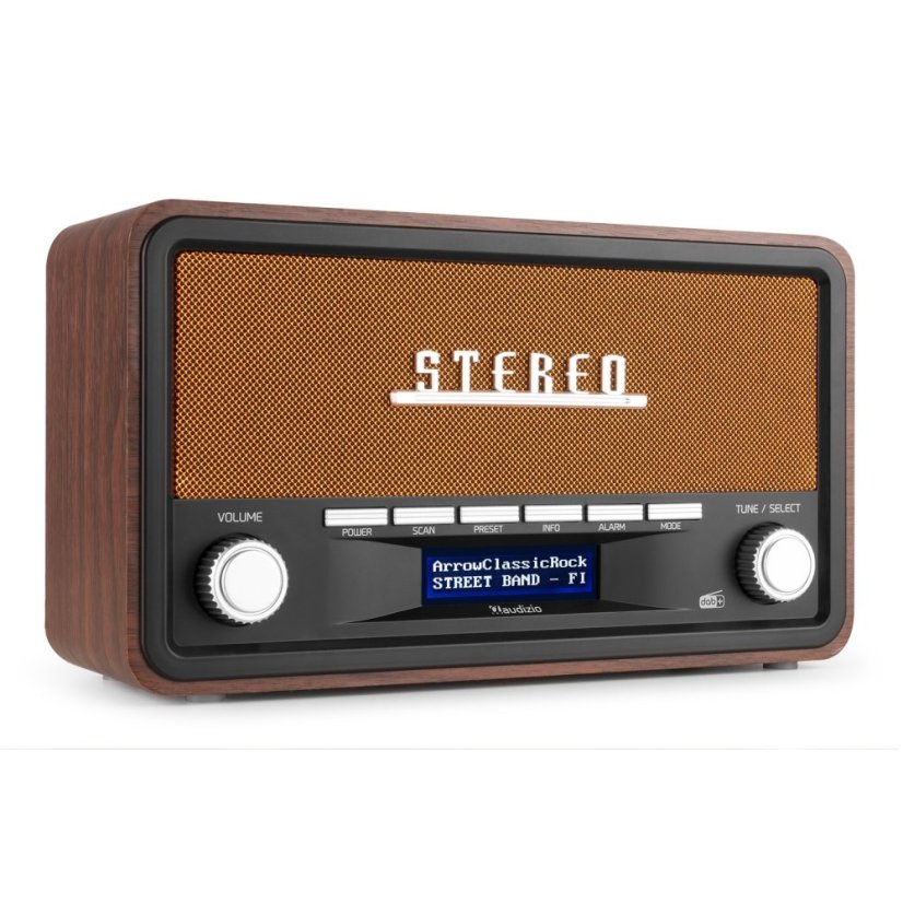 Audizio Foggia Retro DAB+ Rádio Měděná barva