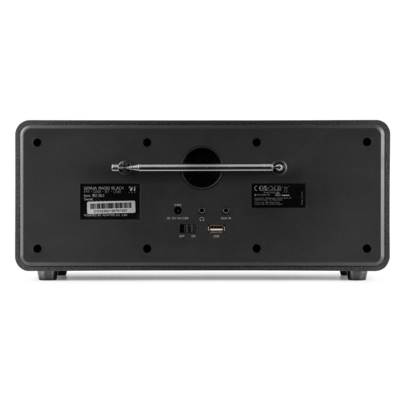 Audizio Genua DAB+ Stereo radio black