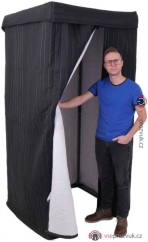 Akustická kabina - Producer's choice bílá/černá (VocalBooth) 100x100x200cm