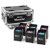 BeamZ Professional BBP62 Uplighter Set 6x Uplight PAR IP65 v přepravním kufru s nabíjením